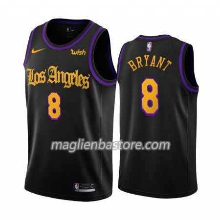 Maglia NBA Los Angeles Lakers Kobe Bryant 8 Nike 2019-20 City Creative Swingman - Uomo